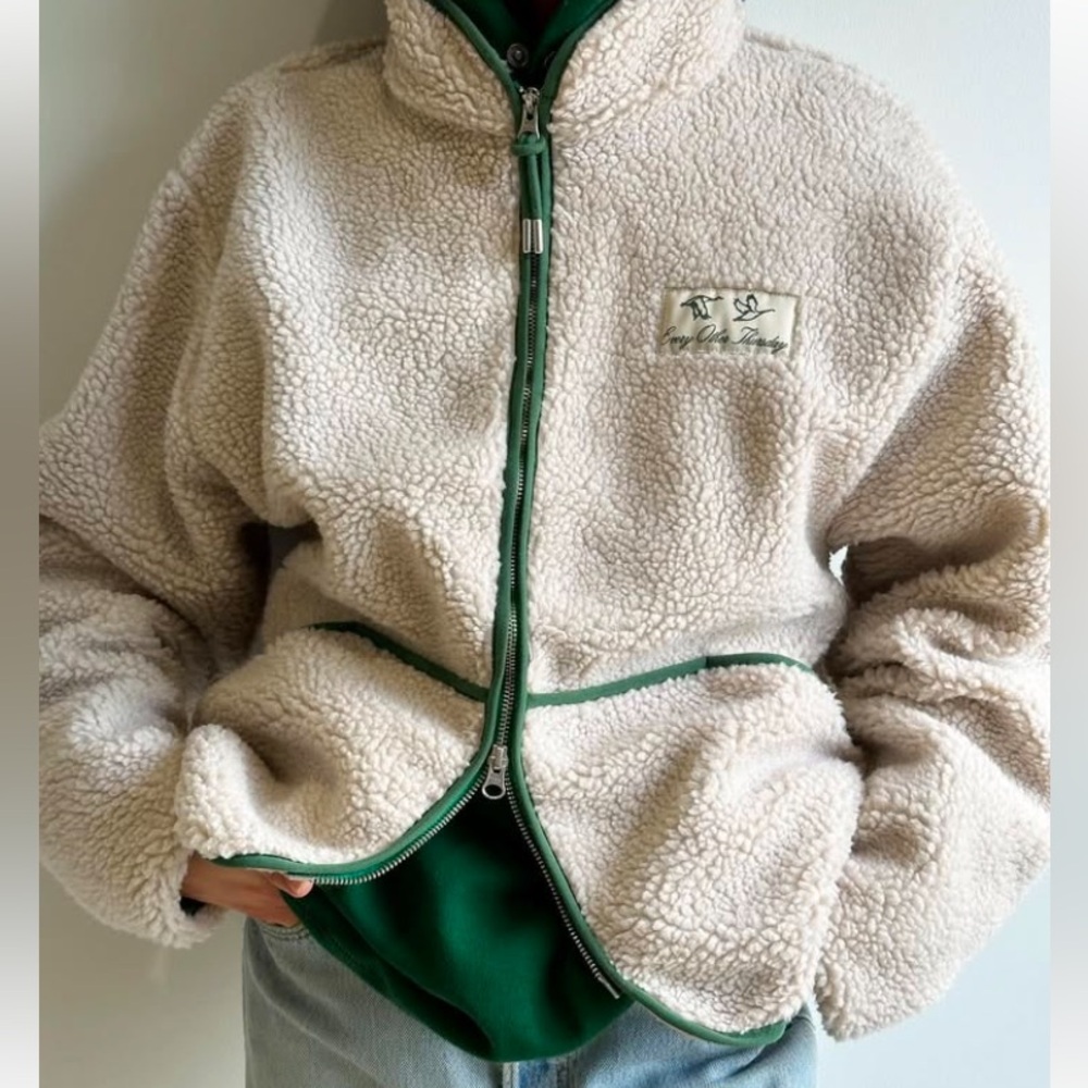 Every Other Thursday Sherpa Jacket, M